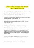 FLORIDA CAM EXAM QUESTIONS WITH COMPLETE&NewLine;CORRECT ANSWERS 2025-2026
