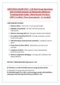 AHIP FINAL EXAM 2027 &vert; 130 Real Exam Questions &NewLine;with Verified Answers & Rationales Medicare &NewLine;Training Study Guide &vert; Most Recent Version &vert; &NewLine;100&percnt; Verified &vert; Pass Guaranteed &ndash; A&plus; Graded 