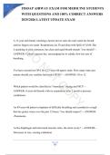FISDAP Airway Exam Study Guide&colon; Emergency Airway Management