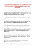 AMLS Post Test 3rd Edition Comprehensive Review Guide with Practice Questions Latest Edition &lpar;2026&rpar;