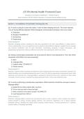 ATI RN MENTAL HEALTH PROCTORED EXAM 2026&sol;2027 &vert; NGN Questions & Verified Answers &vert; Pass Guaranteed - A&plus; Graded&NewLine;&NewLine;