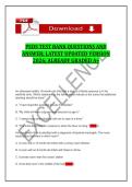 Peds Test Bank 2026 &vert; Pediatric Nursing Questions & Answers &lpar;A&plus; Graded&rpar;&NewLine;&NewLine;