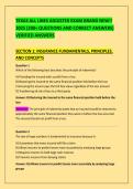 TEXAS ALL LINES ADJUSTER EXAM BRAND NEW&excl;&excl; &NewLine;2025 &lpar;200&plus; QUESTIONS AND CORRECT ANSWERS&rpar; &NewLine;VERIFIED ANSWERS
