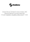  Test Bank for Human Anatomy &lpar;2024 Release&rpar; by McKinley &ndash; Chapter 1  