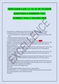 Peds Exam 4 Test Bank 2025 &vert; Pediatric Nursing Questions & Answers&NewLine;&NewLine;