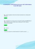 GA Jurisprudence Stuff Questions and Answers with Verified Solutions&NewLine;&vert; Latest 2026 Update