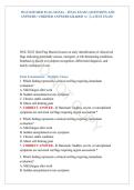 WGU D223&colon; "Red Flag Mania" Final Exam Questions