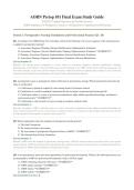 AORN PERIOP 101 FINAL EXAM STUDY GUIDE 2026&sol;2027 &vert; 250&plus; Verified Q&A with Rationales &vert; Pass Guaranteed &ndash; A&plus; Graded&NewLine;&NewLine;