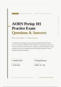 AORN PERIOP 101 PRACTICE EXAM 2026&sol;2027 &vert; 100 Test Bank Questions & Verified Answers &vert; Pass Guaranteed &ndash; A&plus; Graded&NewLine;&NewLine;