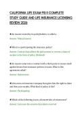 CALIFORNIA LIFE EXAM PSI II COMPLETE&NewLine;STUDY GUIDE AND LIFE INSURANCE LICENSING&NewLine;REVIEW 2026&NewLine;