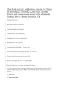 &lbrack;Test Bank Maternity and Pediatric Nursing 3rd Edition &NewLine;By Susan Ricci&comma; Theresa Kyle&comma; and Susan Carman&rsqb; &NewLine;EXAM with Questions and Answers&sol;Plus a Rationale &NewLine;Updated 2026 A&plus;&sol;Instant Download PDF &NewLine;