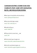 CANADIAN BOATING LICENSE EXAM 2026&NewLine;COMPLETE STUDY GUIDE WITH NAVIGATION&comma;&NewLine;BUOYS&comma; AND REGULATIONS REVIEW