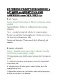 CAPSTONE PROCTORED MODULE 3&NewLine;ATI QUIZ 90 QUESTIONS AND&NewLine;ANSWERS 2026 VERIFIED A&plus;