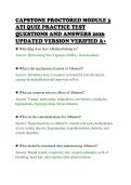 CAPSTONE PROCTORED MODULE 3&NewLine;ATI QUIZ PRACTICE TEST&NewLine;QUESTIONS AND ANSWERS 2026&NewLine;UPDATED VERSION VERIFIED A&plus;&NewLine;