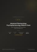 NR 546 MIDTERM ACTUAL EXAM 2026&sol;2027 &vert; Week 4 Tested Questions & Revised Answers &vert; Advanced Psychopharmacology PMHNP &vert; Chamberlain &vert; Pass Guaranteed - A&plus; Graded&NewLine;&NewLine;