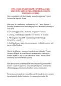 FPP2 - FROM TELEMEDICINE TO VIRTUAL CARE QUESTIONS WITH DETAILED VERIFIED AND 100&percnt; ACCURATE ANSWERS