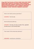 Hoag EKG Test Practice ACTUAL EXAM 2026&sol;2027 PREP &NewLine;QUESTIONS COMPLETE ACCURATE EXAM APPROVED &NewLine;QUESTIONS AND CORRECT VERIFIED SOLUTIONS WITH &NewLine;DETAILED RATIONALES &lpar;100&percnt; CORRECT VERIFIED &NewLine;ANSWERS&rpar; LATEST UPDATED VERSION 2026 EDIT 