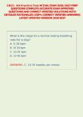 CBCC- KA Practice Test ACTUAL EXAM 2026&sol;2027 PREP &NewLine;QUESTIONS COMPLETE ACCURATE EXAM APPROVED &NewLine;QUESTIONS AND CORRECT VERIFIED SOLUTIONS WITH &NewLine;DETAILED RATIONALES &lpar;100&percnt; CORRECT VERIFIED ANSWERS&rpar; &NewLine;LATEST UPDATED VERSION 2026 EDIT