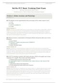 DAVITA PCT BASIC TRAINING FINAL ACTUAL EXAM 2026&sol;2027 &vert; 150&plus; Verified Q&A &vert; Hemodialysis & Patient Care &vert; Pass Guaranteed - A&plus; Graded&NewLine;&NewLine;
