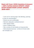 Road craft Exam &lpar;2026&rpar; Questions & Answers &NewLine;&vert; 100&percnt; Verified solutions UPDATE &vert;2026&excl;&excl; &NewLine;STUDY GUIDE EXAM LATEST UPDATE &NewLine;2026-2027  