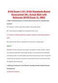 D184 Exam 3 V1&ndash;V3 &vert; D184 Standards Based Assessment OA &vert; WGU &vert; Actual Q&A with Rationale &lpar;WGU D184 Exam 3&rpar;