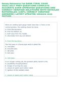 Ramsay Maintenance Test BANK FINAL EXAM &NewLine;2026&sol;2027 PREP QUESTIONS COMPLETE &NewLine;ACCURATE EXAM APPROVED QUESTIONS AND &NewLine;CORRECT VERIFIED SOLUTIONS WITH DETAILED &NewLine;RATIONALES &lpar;100&percnt; CORRECT VERIFIED &NewLine;ANSWERS&rpar; LATEST UPDATED VERSION 2026 &NewLine;EDITION