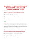 D184 Exam 1 V1&ndash;V3 &vert; D184 Standards Based Assessment OA &vert; WGU &vert; Actual Q&A with Rationale &lpar;WGU D184 Exam 1&rpar;