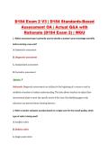 D184 Exam 2 V1&ndash;V3 &vert; D184 Standards-Based Assessment OA &vert; WGU &vert; Actual Q&A with Rationale &lpar;WGU D184 Exam 2&rpar;