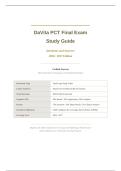 DAVITA PCT EXAMS BUNDLE PACK 2026&sol;2027 &vert; Complete Package Deal &vert; All PCT Exams with Verified Answers &vert; Pass Guaranteed - A&plus; Graded