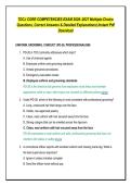 TDCJ CORE COMPETENCIES EXAM 2026&ndash;2027 Multiple-Choice&NewLine;Questions&comma; Correct Answers & Detailed Explanations&vert; Instant Pdf&NewLine;Download