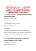 NSG 4800 Final Exam V1&ndash;V3 &vert; NSG 4800 Transition To Professional Nursing Practice &vert; Galen College of Nursing &vert; Actual Q&A with Rationale &lpar;Galen NSG4800 Final Exam&rpar;