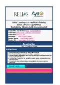 Dysrhythmia Advanced with Measurements A Exam Complete Questions 1-60 Actual Exam Screenshots August 20th 2025 Relias Advanced Dysrhythmia A Exam Questions and Answers&period;pdf&NewLine;&NewLine;
