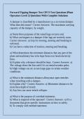 Forward Tipping Dumper Test CPCS Test Questions &lpar;Plant Operators Level 2&rpar; Questions With Complete Solutions