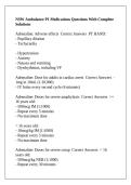 NSW Ambulance P1 Medications Questions With Complete Solutions