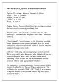 NHS 111 Exam 2 Questions With Complete Solutions