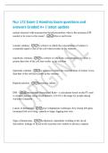 Nur 172 Exam 2 Hondros Exam questions and&NewLine;answers Graded A&plus; &vert; latest update&NewLine;patient admitted with transmission-based precautions what is the minimum PPI&NewLine;needed to be worn in this room&quest; - Gloves and Gown&NewLine;isotonic solution - A solution in which the conc