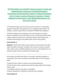 PE ETHICS EXAM Latest 2026&sol;2027 Update&vert; Complete Test Bank with Verified Questions and Answers and Detailed Rationales &vert; Comprehensive Engineering Ethics Scenarios&comma; Professional Standards&comma; Code of Conduct&comma; Licensing & Regulatory Compliance &vert; Detailed Rati