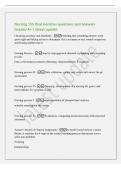 Nursing 155 final hondros questions and answers&NewLine;Graded A&plus; &vert; latest update&NewLine;Checking accuracy and reliability - realizing that something doesn't seem&NewLine;quite right and taking action to determine if it is accurate or not&comma; sounds suspicious&NewLine;and looki