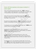 Nurse 150 Final questions and answers Graded A&plus; &vert;&NewLine;latest update&NewLine;What are the Hospital National Patient Safety Goals - 1&period; Identify pt's&NewLine;correctly 2&period; Improve staff communication 3&period; Use Meds safely 4&period; Use alarms safely&NewLine;5&period; Prevent Infection 6&period; ID p