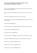 ANCC AGACNP CERTIFICATION EXAM 2026&sol;2027 ACTUAL QUESTIONS WITH VERIFIED ANSWERS&period;&NewLine;