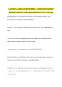 CALIFORNIA AMBULANCE DMV EXAM &vert;  COMPLETE QUESTIONS WITH 100&percnt; RATED EXPERT SOLUTIONS &vert;2026 LATEST UPDATED