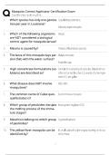 Mosquito Control Applicator Certification Exam &sol; Score 100&percnt; &sol; 2025-2026 Update &sol; Public Health Pest Control Study Guide&NewLine;&NewLine;