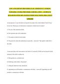 ENPC 6TH EDITION PROVIDER EXAM  EMERGENCY NURSING PEDIATRIC COURSE PROVIDER CERTIFICATION &vert;  COMPLETE QUESTIONS WITH 100&percnt; RATED EXPERT SOLUTIONS &vert;2026 LATEST UPDATED