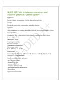 Nurs 301 Practice questions and answers graded&NewLine;A&plus; &vert; latest update&NewLine;You are a nurse working at a public health clinic&period; With the COVID-19 pandemic&comma;&NewLine;the majority of your tasks have shifted to focus on pandemic support&period; With the&NewLine;uptick in Omicron cases&comma; yo