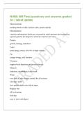 NURS 301 Medical Abbreviations questions and&NewLine;answers graded A&plus; &vert; latest update&NewLine;-&NewLine;a&NewLine;before&NewLine;ABG&NewLine;Arterial Blood Gas&NewLine;ac&NewLine;Before meals&NewLine;ADA&NewLine;American Diabetic Association&NewLine;ADL&NewLine;activities of daily living