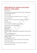 NURS 299 Exam &num;1 questions and answers&NewLine;graded A&plus; &vert; latest update&NewLine;Health Definition&NewLine;State of physical&comma; mental&comma; spiritual&comma; and social functioning&comma; realizing potential&NewLine;within a developmental context&period;&NewLine;Primary Prevention&NewLine;Focuses on health promotion and s
