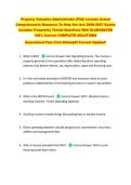 Property Valuation Administrator &lpar;PVA&rpar; License Actual &NewLine;Comprehensive Resource To Help You Ace 2026-2027 Exams &NewLine;Includes Frequently Tested Questions With ELABORATED &NewLine;100&percnt; Correct COMPLETE SOLUTIONS &NewLine;Guaranteed Pass First Attempt&excl;&excl; Current Update&excl;&excl;