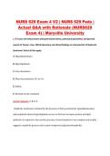 NURS 629 Exam 4 V2 &vert; NURS 629 Peds &vert; &NewLine;Actual Q&A with Rationale &lpar;NURS629 &NewLine;Exam 4&rpar; &vert; Maryville University 