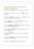 NURS 305 Exam 1 questions and answers&NewLine;graded A&plus; &vert; latest update&NewLine;communicable disease - a disease that is spread from one host to another&NewLine;Asymptomatic patients don't know they are sick but&period;&period;&period;&period; - They can still&NewLine;spread disease&NewLine;Chain of infection 