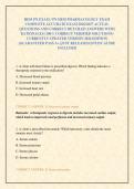 HESI PN EXAM &sol; PN HESI PHARMACOLOGY EXAM COMPLETE ACCURATE EXAM 2026&sol;2027 ACTUAL QUESTIONS AND CORRECT DETAILED ANSWERS WITH RATIONALES &lpar;100&percnt; CORRECT VERIFIED SOLUTIONS&rpar; CURRENTLY UPDATED VERSION 2026 EDITION &vert;GUARANTEED PASS A&plus; &vert;JUST RELEASED &vert;STUDY GUID